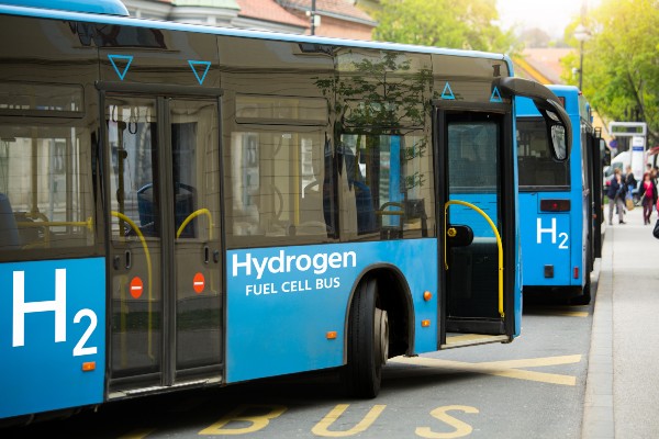 Buss med vätgasbränsleceller