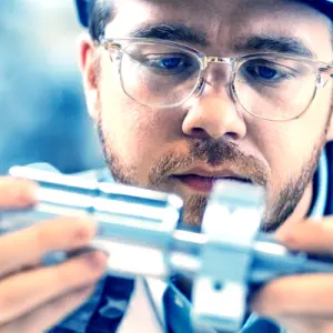 Service engineer looking at replacement part teaser image